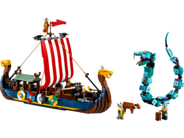 LEGO Creator - Vikingská loď a mořský had