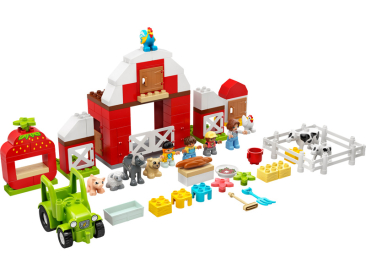 LEGO DUPLO - Stodola, traktor a zvířátka z farmy
