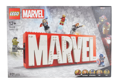 Lego Figures Marvel - Logo & Minifigures - 931 Pezzi - 931 Pcs Red