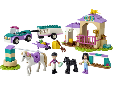 LEGO Friends - Auto s přívěsem a výcvik koníka