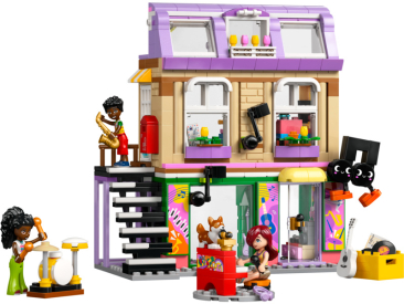 LEGO Friends - Obchod s hudebninami a byt