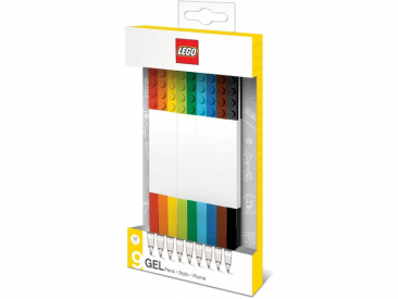 LEGO gelová pera, mix barev 9ks