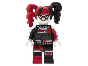 LEGO hodiny s budíkem - Batman Movie Harley Quinn