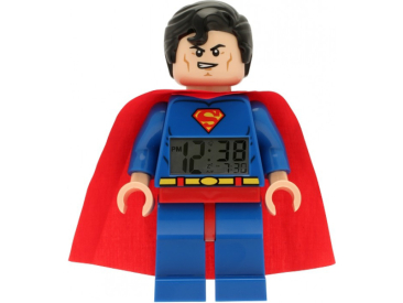 LEGO hodiny s budíkem DC Super Heroes Superman