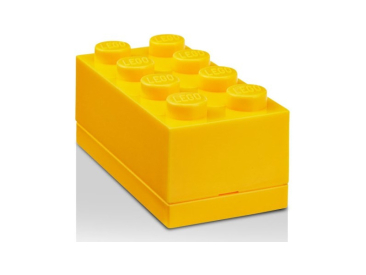 LEGO mini box 46x92x43mm - žlutý