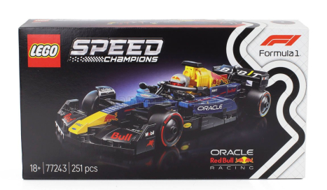 Lego Red bull Lego Speed Champion - F1  Rb20 Team Oracle Red Bull Racing Season 2024 - 251 Pezzi - 251 Pcs Modrá Černá Žlutá