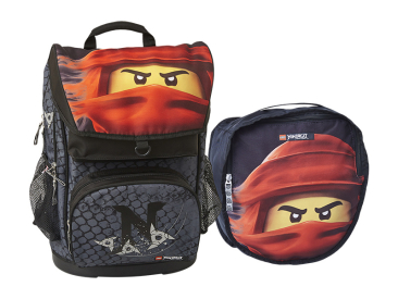LEGO školní aktovka Maxi, 2 dílný set - Ninjago KAI of Fire