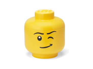 LEGO Storage Head Large - mrkající chlapec