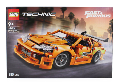 Lego Toyota Lego Technic - Brian's Supra Mkiv 1995 - Paul Walker - Fast & Furious - 810 Pezzi - 810 Pcs Orange