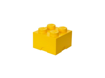 LEGO úložný box 250x250x180mm - žlutý