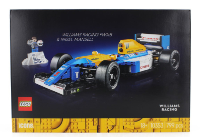 Lego Williams Lego Icons - F1  Fw14b Renault N 5 World Champion Season 1992 Nigel Mansell - 799 Pezzi - 799 Pcs Blue