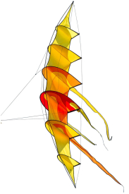 Létající drak Hoffmann Bow Kite Sunrise