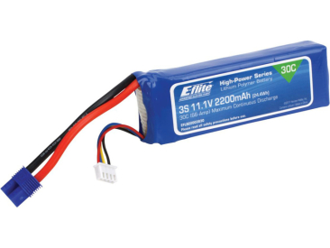 LiPol 11.1V 2200mAh 3čl 30C EC3