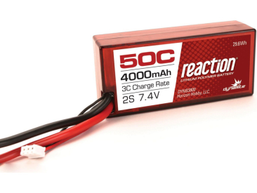 LiPol Reaction Car 7.4V 4000mAh 50C 96mm EC3 Twin Hammers