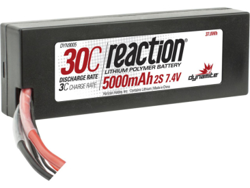 LiPol Reaction Car 7.4V 5000mAh 30C HC EC3