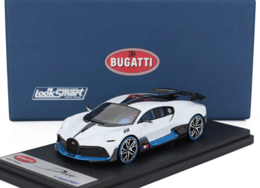 Looksmart Bugatti Divo 2018 1:43 Křemenná Bílá Lesklá