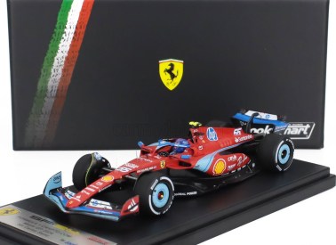 Looksmart Ferrari F1  Sf-24 Team Scuderia Ferrari N 55 5th Miami Gp 2024 Carlos Sainz 1:43 Červená Černá Světle Modrá