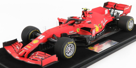 Looksmart Ferrari F1  Sf1000 Team Scuderia Ferrari Mission Winnow N 16 2nd Austrian Gp 2020 Charles Leclerc - Con Vetrina - With Showcase 1:18 Matt Red