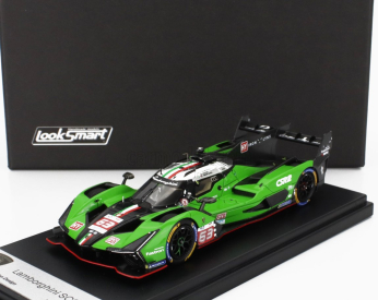 Looksmart Lamborghini Sc63 3.8l V8 Turbo Team Lamborghini Iron Lynx N 63 24h Le Mans 2024 Daniil Kvyat - Mirko Bortolotti - Edoardo Mortara 1:43 Zelená Bílá