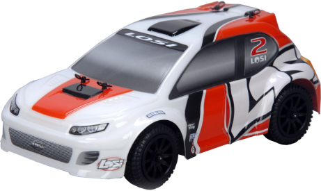 RC auto Losi Micro-Rally Car 1:24, oranžová/bílá