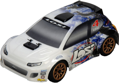 RC auto Losi Micro-Rally Car 1:24 4WD, bílý/modrý