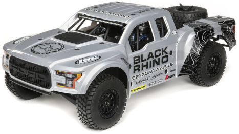 RC auto Losi Ford Raptor Baja Rey V2 1:10 4WD RTR Black Rhino