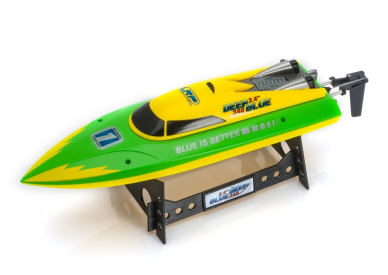 LRP Deep Blue 340 2,4 High-Speed Racing loď RTR - žluto/zelená