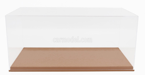 Luxbox Vetrina display box Base In Ecopelle Beige - Synthetic Leather Base Beige - Lungh.lenght 45.8 Cm  X Largh.width 25.1 Cm X Alt.height 20.6 Cm (altezza Interna Cm 18.5) 1:12 Beige