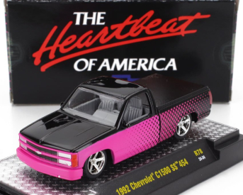 M2-machines Chevrolet C-1500 Ss 454 Pick-up 1992 1:64 Pink Black