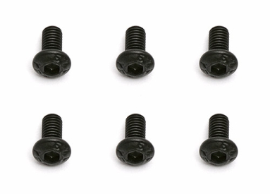 M3x0,5x6mm Imbusový šroub s kulatou hlavou, 10 ks.