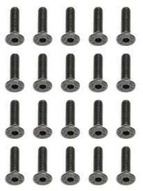 M3x12mm, Imbus šrouby s zápustnou hlavou, 10 ks.