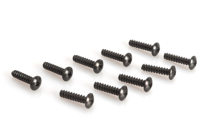 M3x12mm samořezný křížový šroub s půlkulatou hlavou, 10 ks. - S10