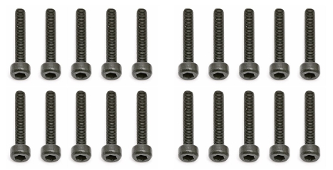 M3x18mm šroub s imbusouvou půlkulatou hlavou, 10ks.