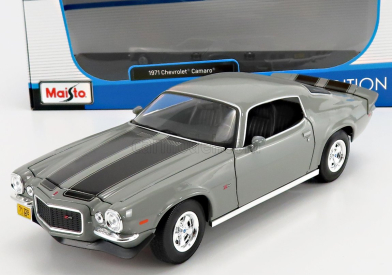 Maisto Chevrolet Camaro Z/28 Coupe 1971 1:18 Grey Met