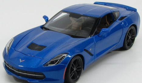 Maisto Chevrolet Corvette Z51 Coupe Stingray 2014 1:18 Blue Met