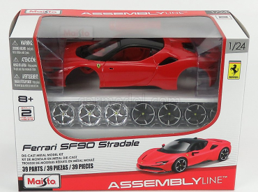 Maisto Ferrari Sf90 Hybrid Stradale 2019 1:24 Červená Černá