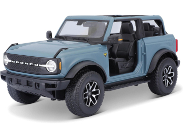 Maisto Ford Bronco Badlands 2021 1:18 kaktusově šedá