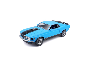 Maisto Ford Mustang Mach 1 1970 1:18 modrá