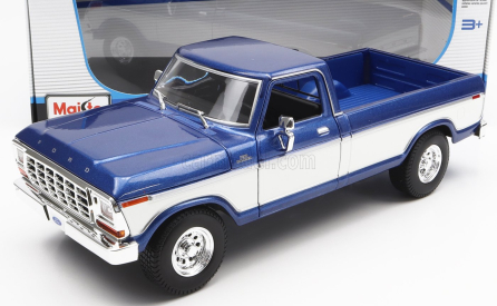 Maisto Ford usa F-150 Pick-up 1979 1:18 Modrá Bílá
