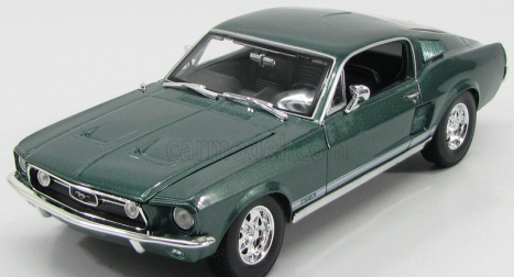Maisto Ford usa Mustang Gta Coupe Fastback 1967 1:18 Green Met