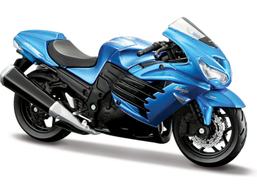 Maisto Kawasaki Ninja ZX-14R 1:18 modrá
