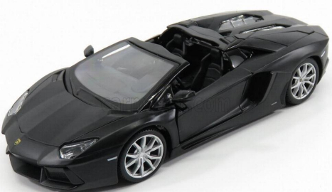 Maisto Lamborghini Aventador Lp700-4 Roadster 2013 1:24 Black Matt