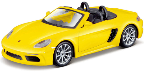 Maisto Porsche 718 Boxster 1:39 žlutá