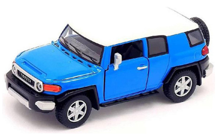 Maisto Toyota FJ Cruiser 1:49 bílo-modrá