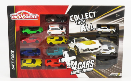 Majorette Porsche Set Assortment 13 Cars Pieces 1:64 Různé