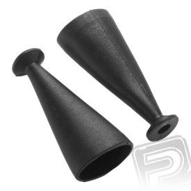 Manžety tlumičů 40mm, černé (2 ks.), Nero