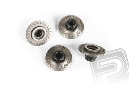 Matice kol s podložkou 8x20x3mm (4ks.)