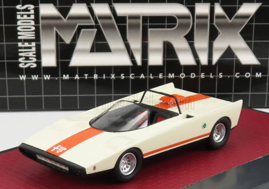 Matrix scale models Alfa romeo 33 Spider Speciale Cuneo 1971 1:43 Bílá