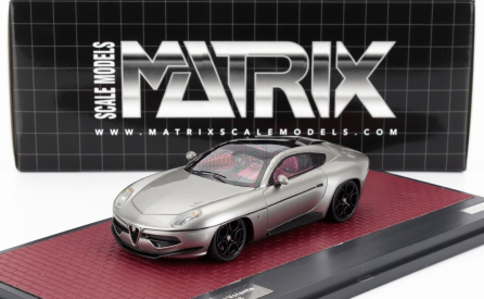Matrix scale models Alfa romeo Disco Volante Touring 2013 (chassis Alfa Romeo 8c) 1:43 Silver