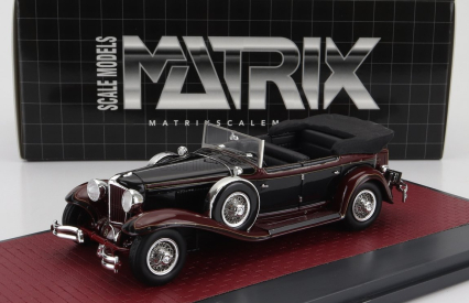 Matrix scale models Cord L-29 Phaeton Sedan Cabriolet Open 1931 1:43 Černá Červená